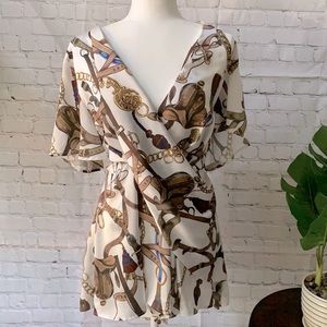 Flowy Versace Inspired Romper